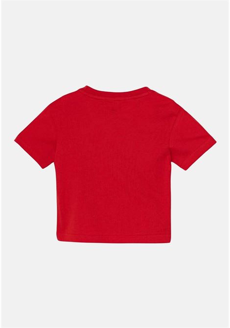 T-shirt a manica corta Adicolor Trefoil rossa per bambino e bambina ADIDAS ORIGINALS | IY2387.